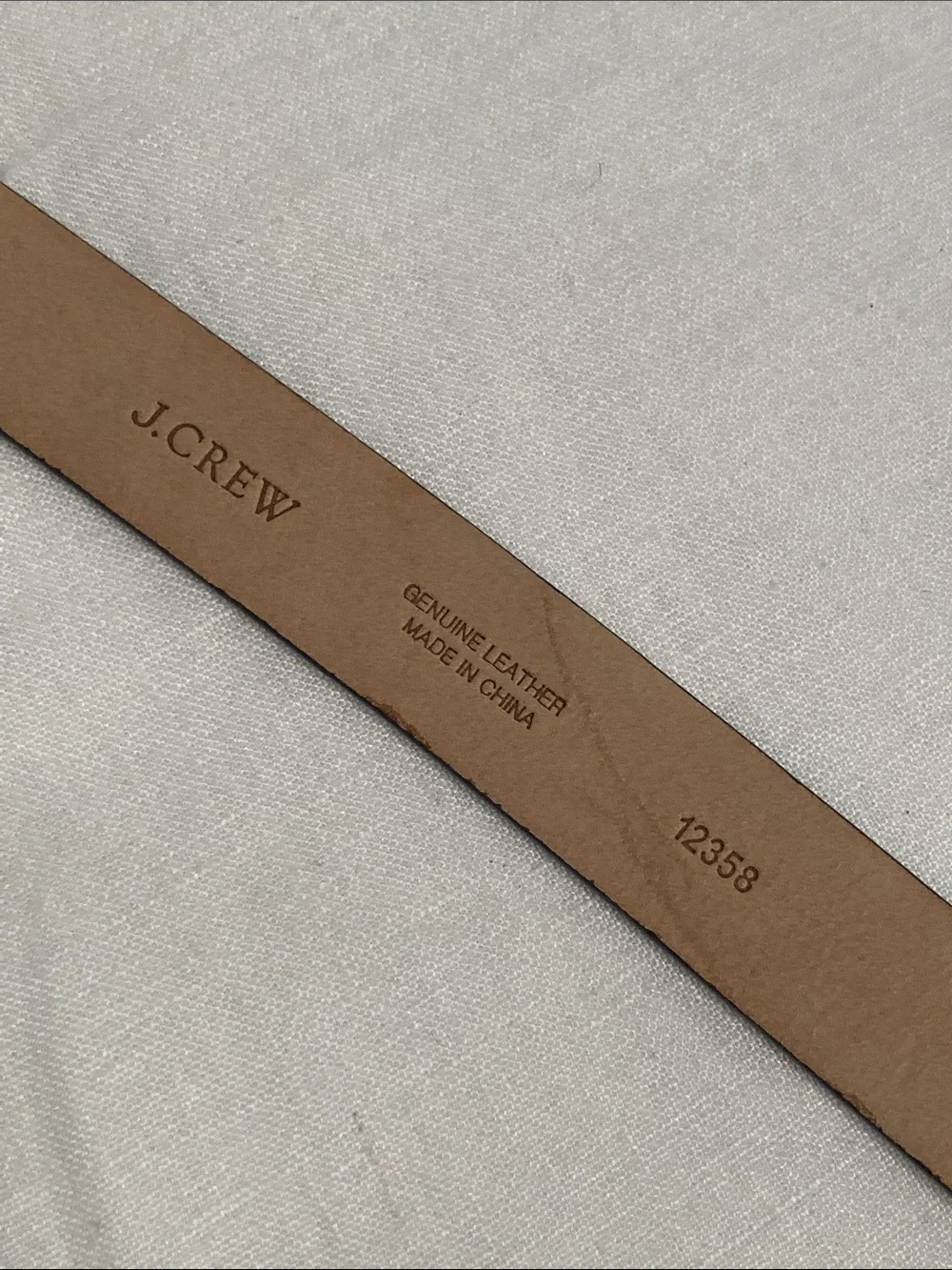J. Crew Navy Patent Leather Belt with Gold Buckle